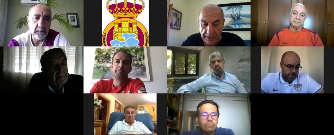 Reunión telemática celebrada este sábado