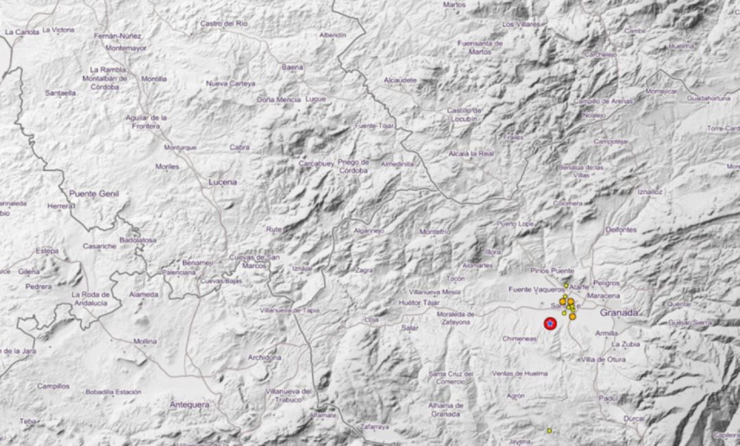 Granada registra un terremoto de magnitud 4,4.