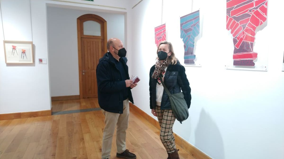 Exposición Restos que dejan rastro, muestra de grabado de la UP de Gijón