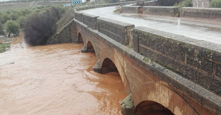 Estado actual del río Montizón a su paso por Aldeahermosa.