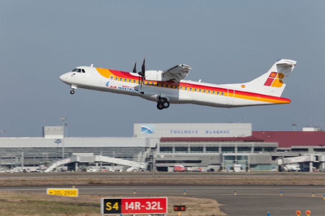 Imagen de un avión de Air Nostrum