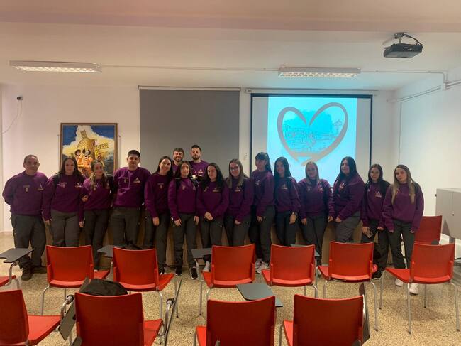 Grupo del la 'Escuela Taller Jódar III'