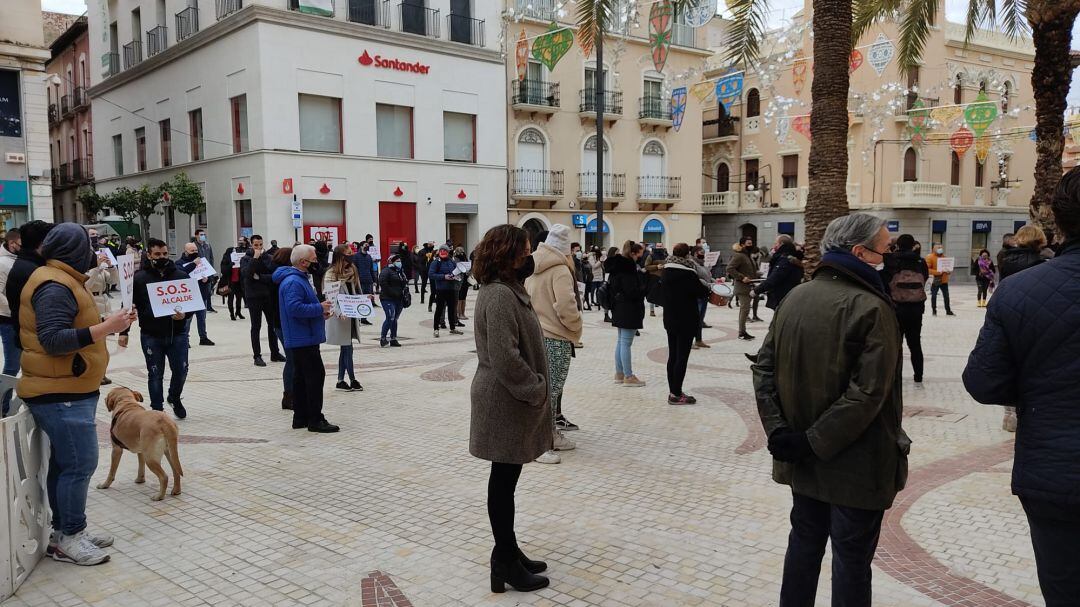 Eva Crisol en la protesta