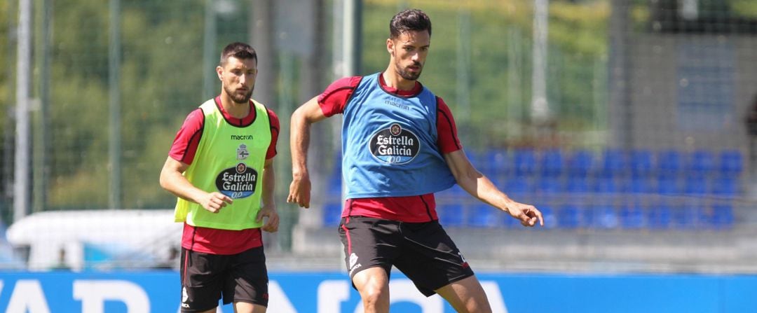 Pablo Marí durante el entrenamiento