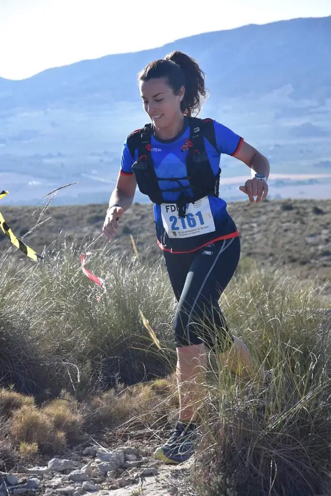 Mari Angeles Gabaldon en la carrera