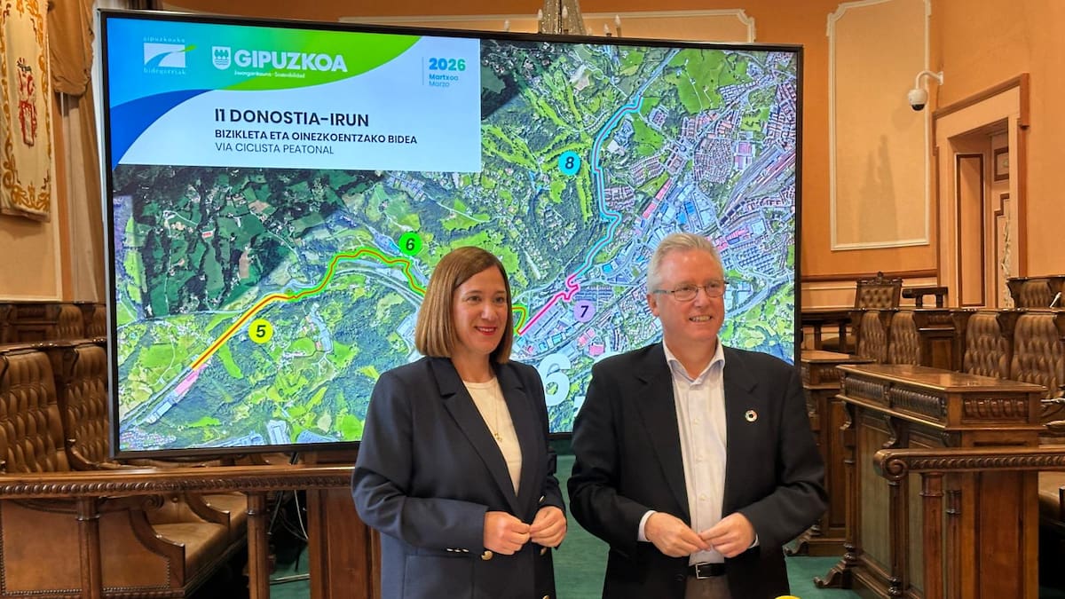 Así será el Bidegorri que unirá Irun con San Sebastián