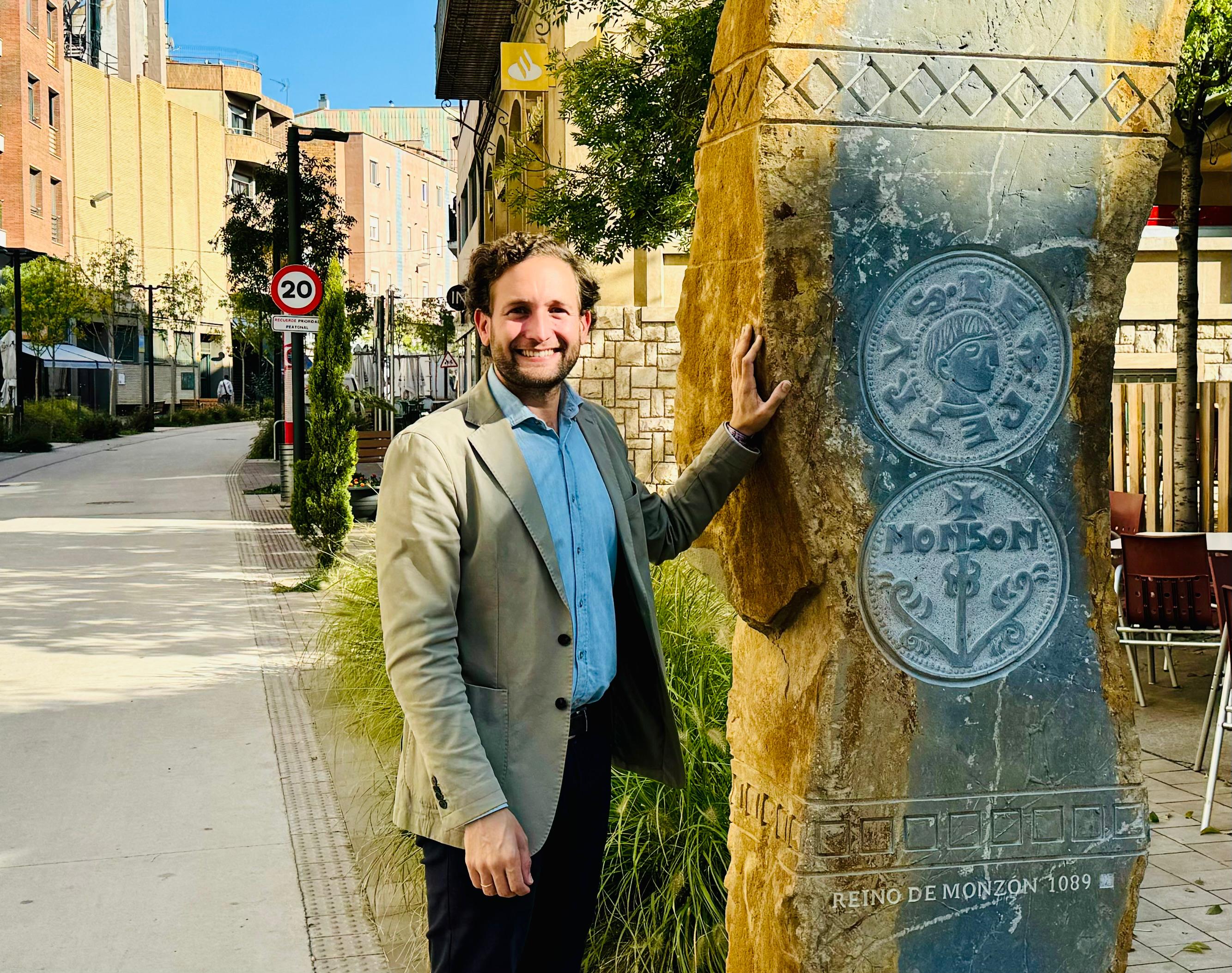 Isaac Claver, alcalde de Monzón y presidente de la Diputación