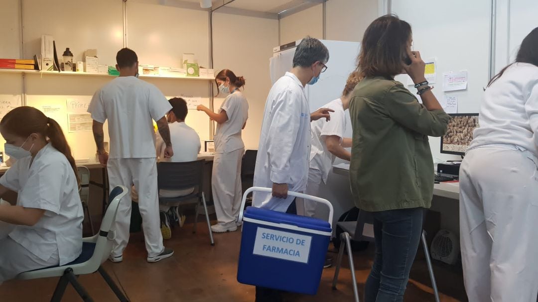 Vacunación en el Recinto Ferial