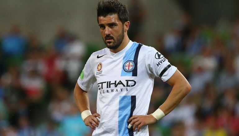 David Villa, en su etapa en el Melbourne City.