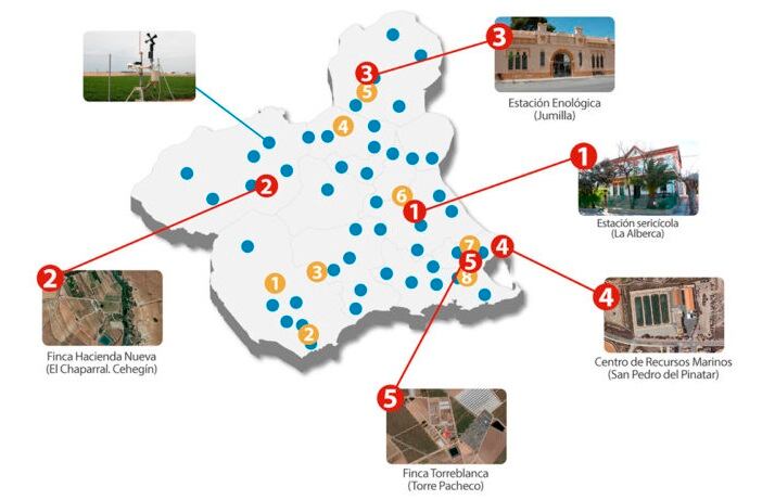 Instalaciones del IMIDA en la Región de Murcia