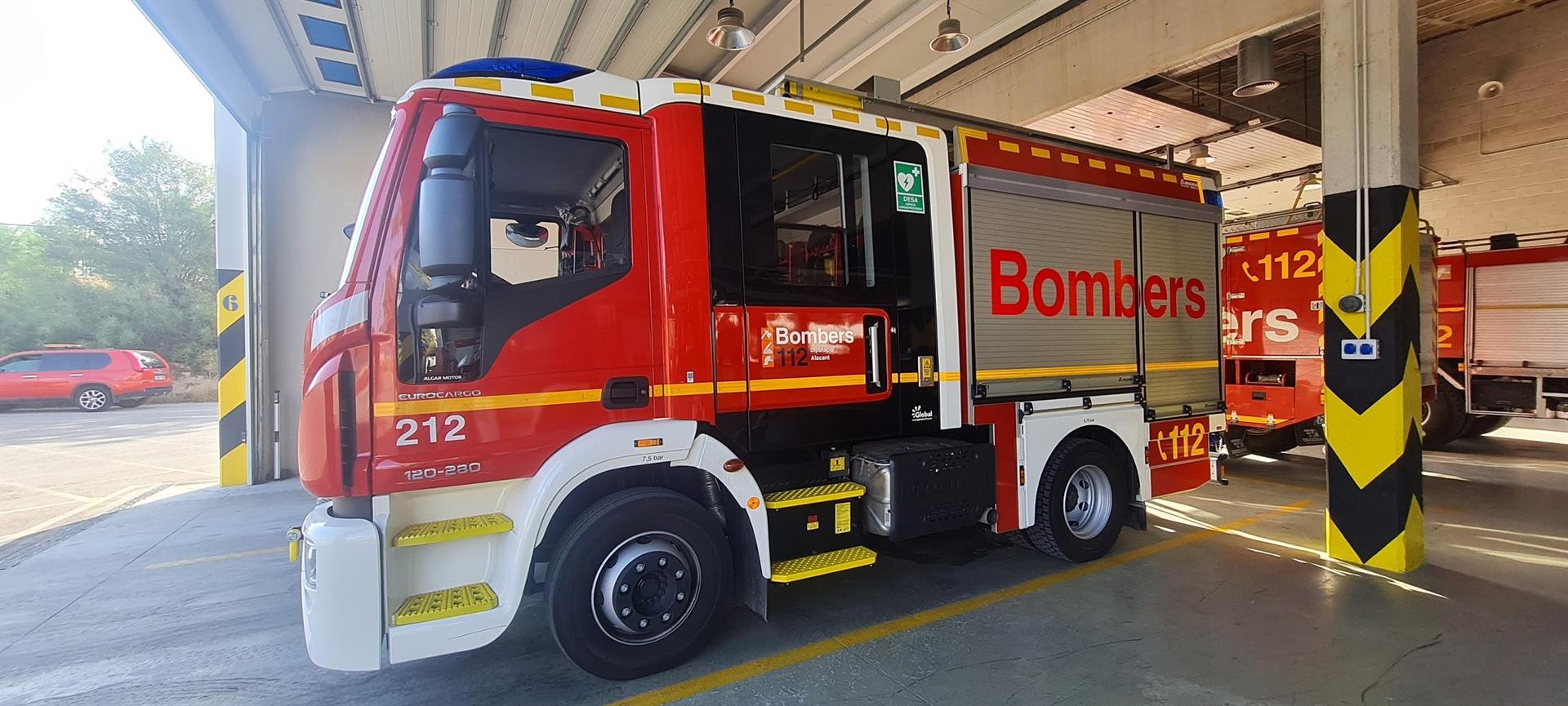 Camión de los bomberos del Consorcio Provincial de Alicante