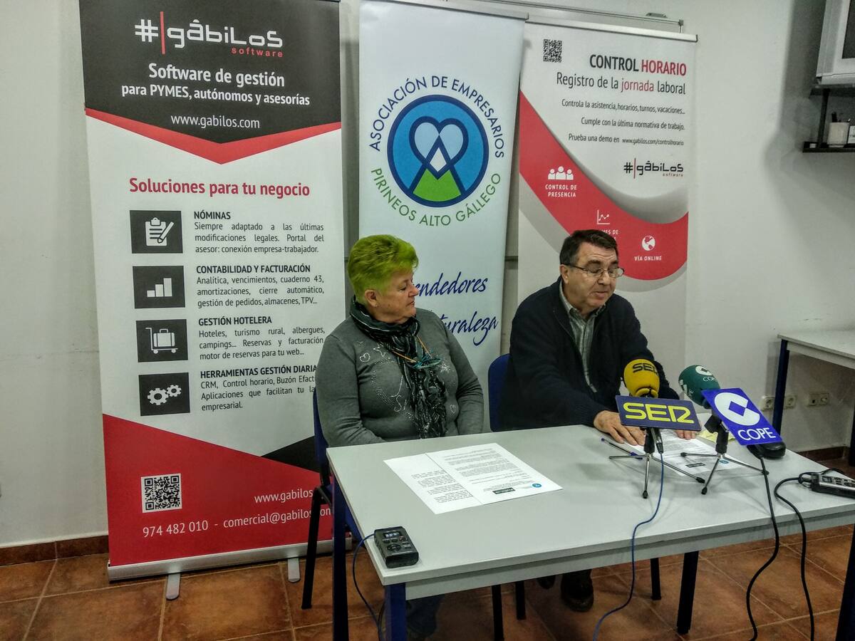 Los empresarios de Sabiñánigo conocen el control horario