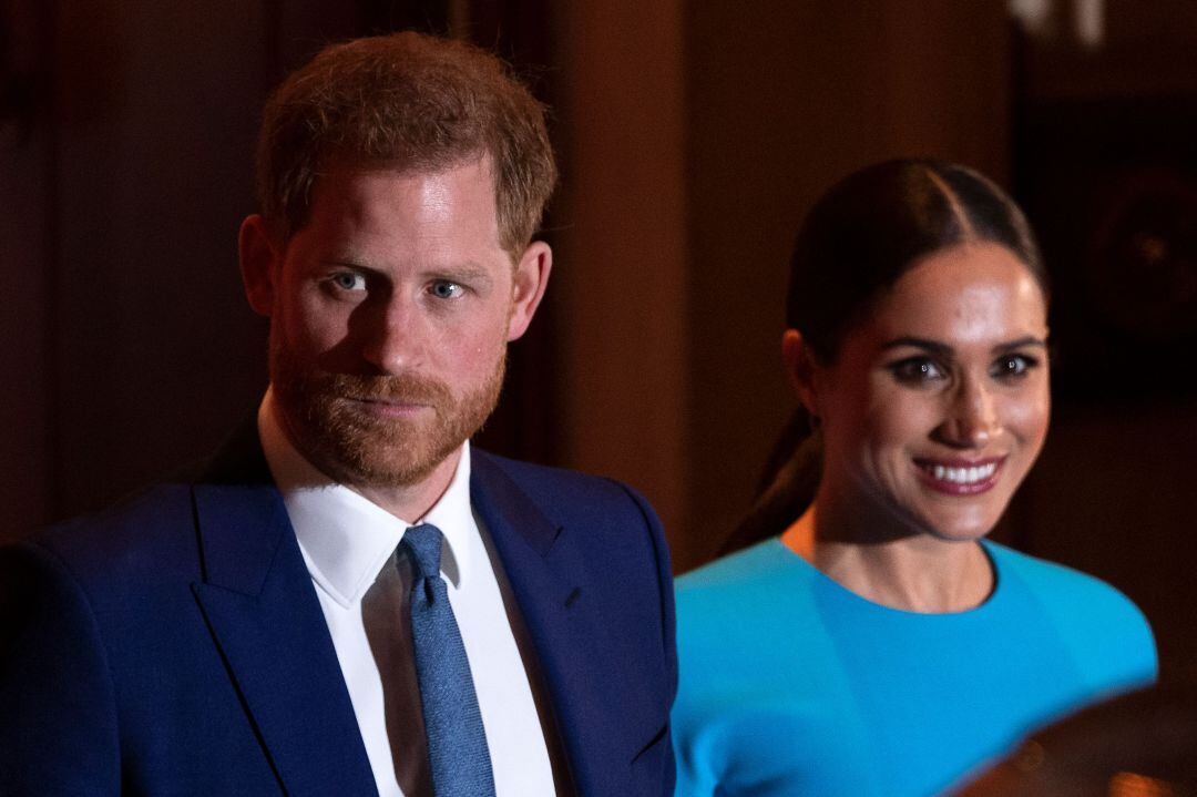 El príncipe Harry y Meghan Markle, en una imagen de archivo de marzo de 2020.