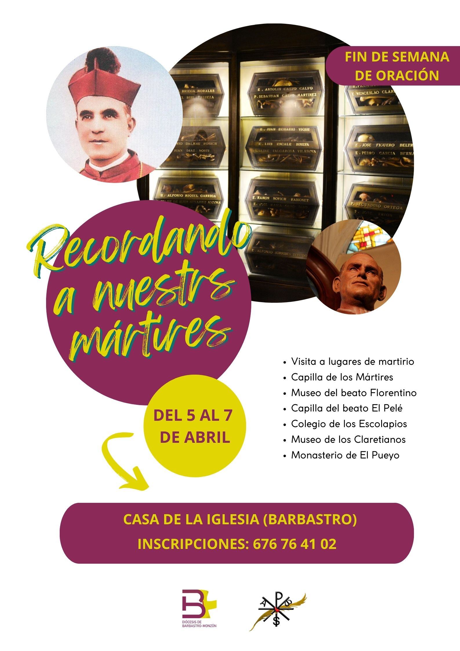 Cartel de la iniciativa Recordando a nuestros mártires