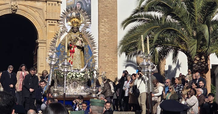 Solemne Traslado de la Virgen de la Paz en 2025.