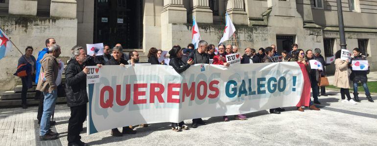 Manifestación de Queremos Galego