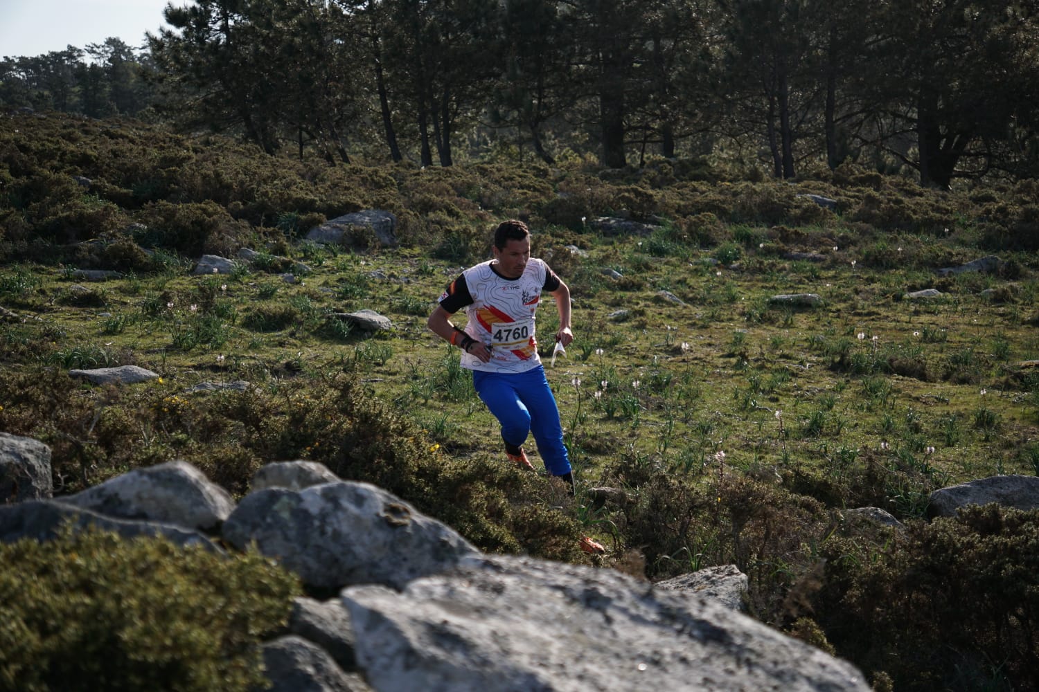 Maikel Rodríguez del CD Orientijote, ganador del Trofeo Ibérico de Orientación