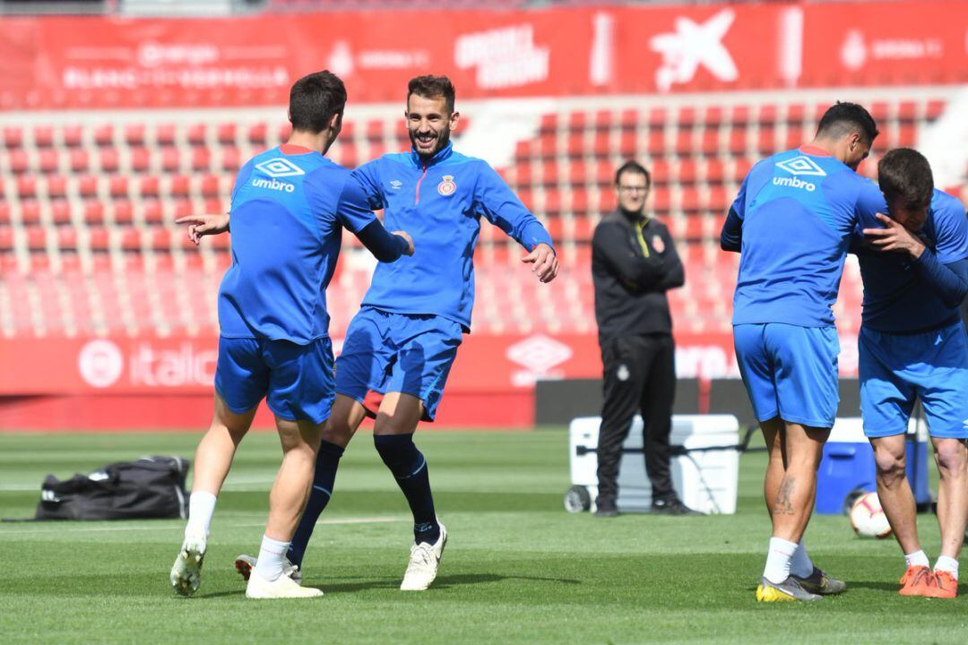 Stuani ha tornat a entrenar.