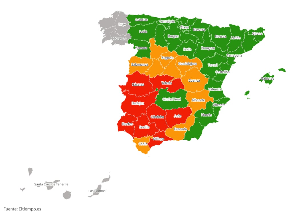 El aumento de las temperaturas dispara las alergias en España: los niveles de polen, en máximos en 9 provincias.