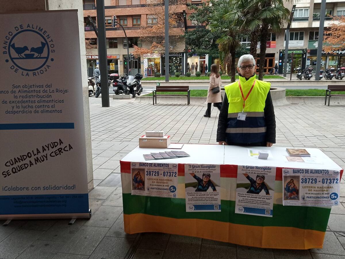 El Banco de Alimentos informará a los logroñeses de la XII Gran Recogida 2024 en tres mesas informativas