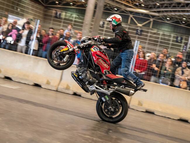Una de las actividades de 2ruedas, el salón de la moto y la bici de València, en una edición anterior.