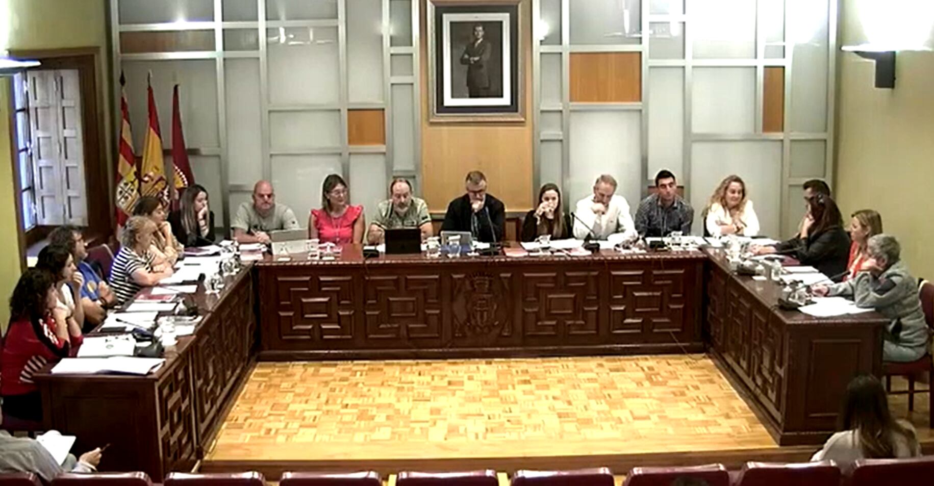 Momento del pleno ordinario de este 19 de septiembre de 2023