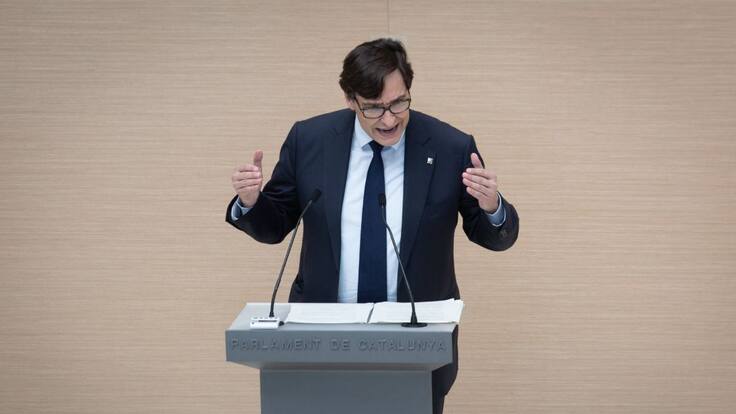Salvador Illa: "Hay que abrir un nuevo tiempo en Cataluña. Por este camino no vamos a ninguna parte"
