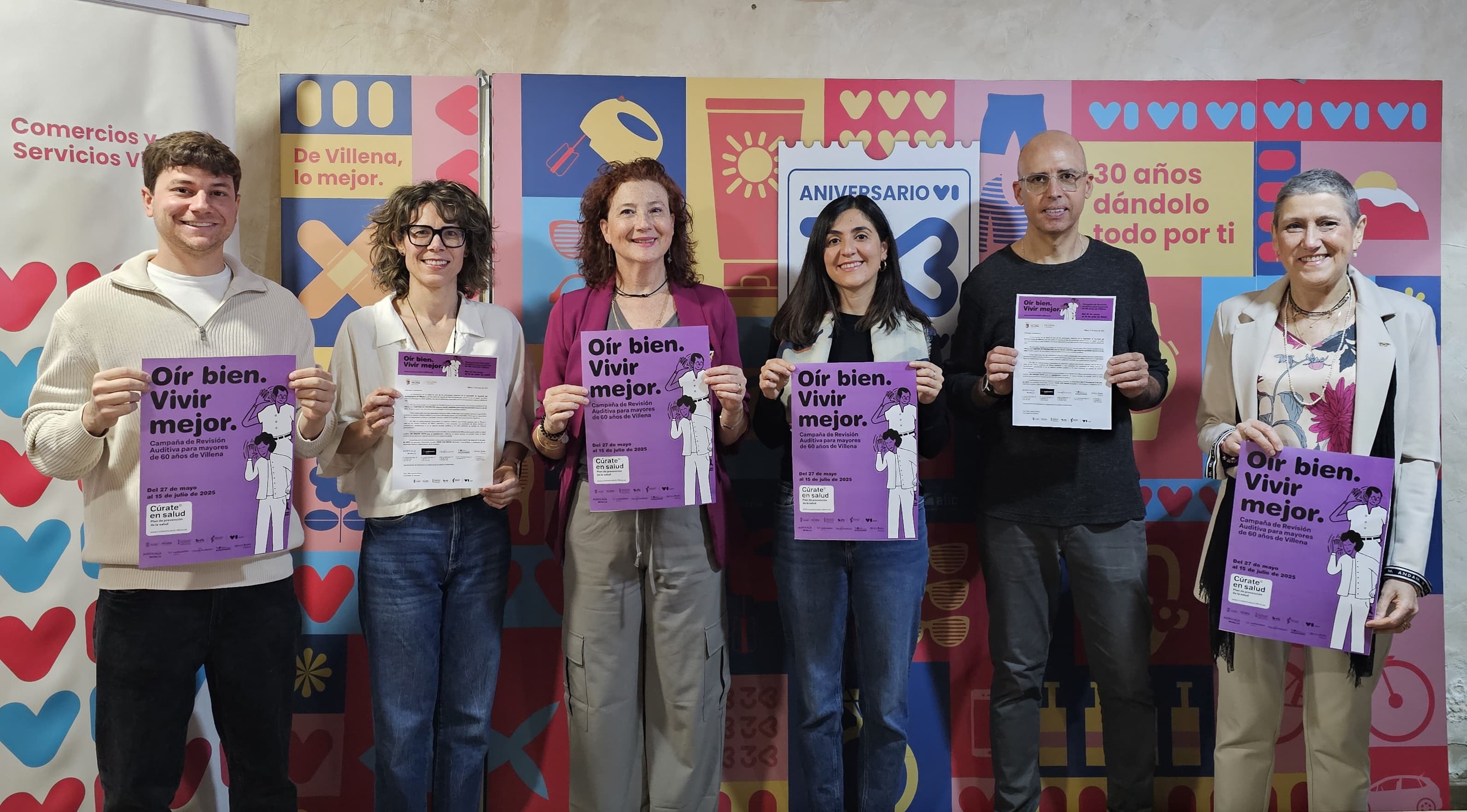 Integrantes de la campaña auditiva