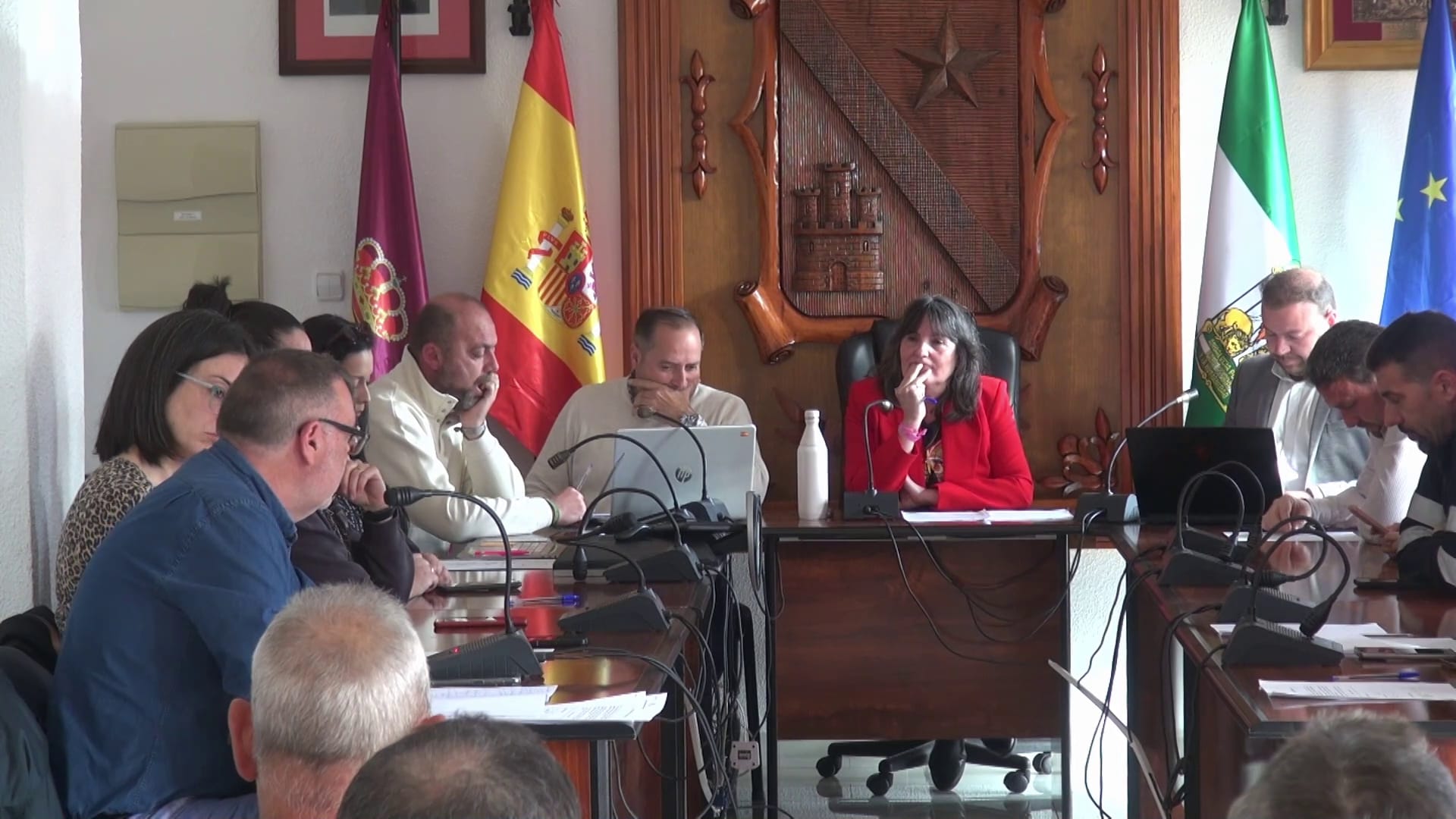 Momento del Pleno del Ayuntamiento de Jódar del 18 de marzo de 2026