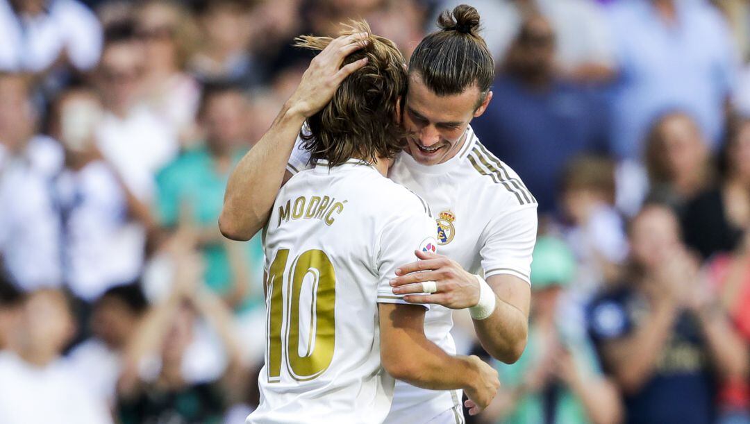 Luka Modric y Gareth Bale, en un partido del Real Madrid