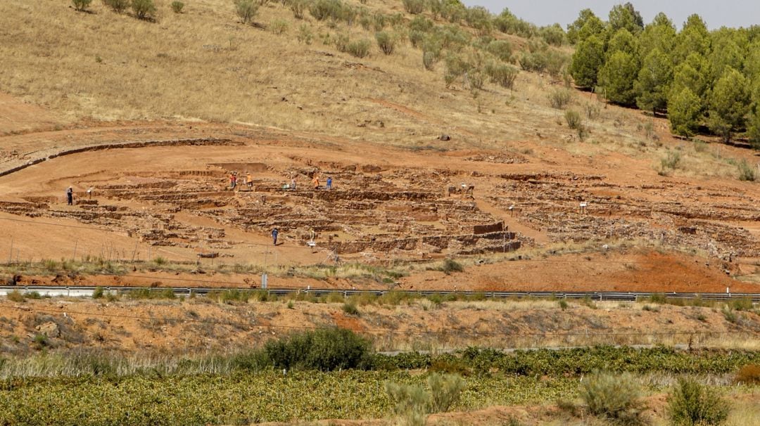 Imagen del yacimiento íbero del Cerro de las Cabezas en Valdepeñas (Ciudad Real) 