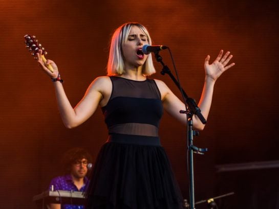 Zahara durante su concierto en el FIB 2016