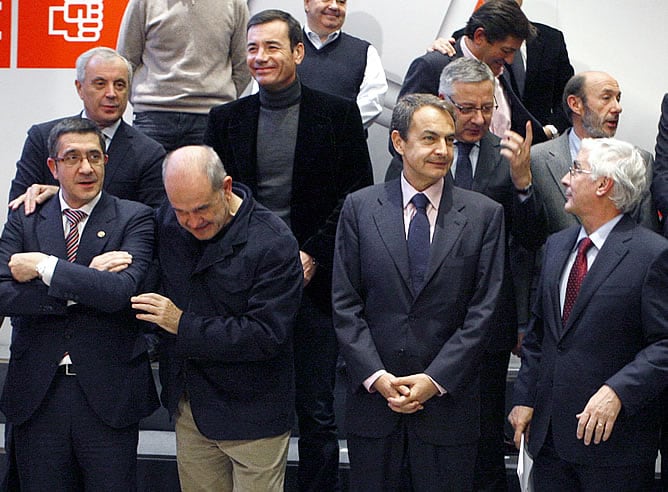 Foto de familia de la reunión del Consejo Territorial del PSOE