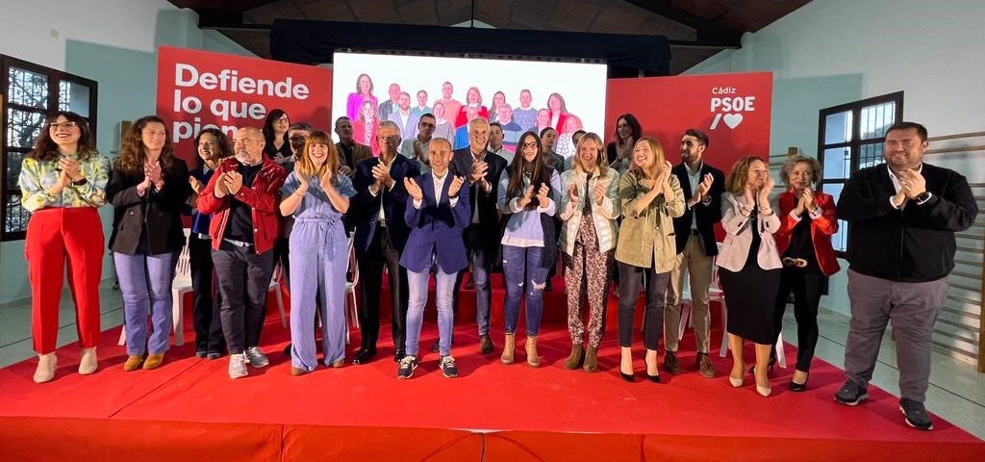 Presentación de los candidatos del PSOE en Grazalema