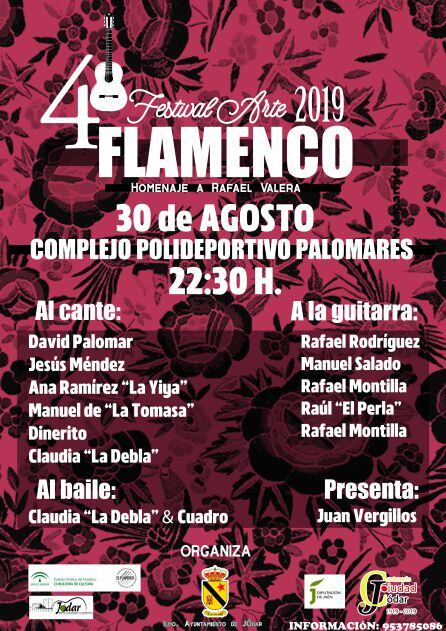 Cartel anunciador del Festival de Arte Flamenco