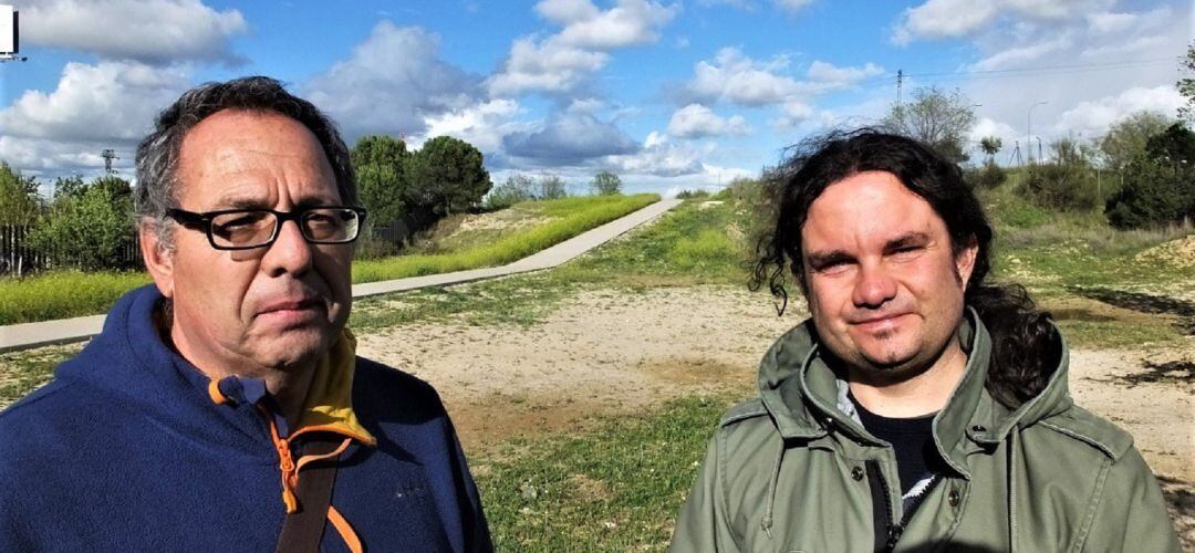 Eduardo Andradas juanto al portavoz de Los Verdes en la CAM