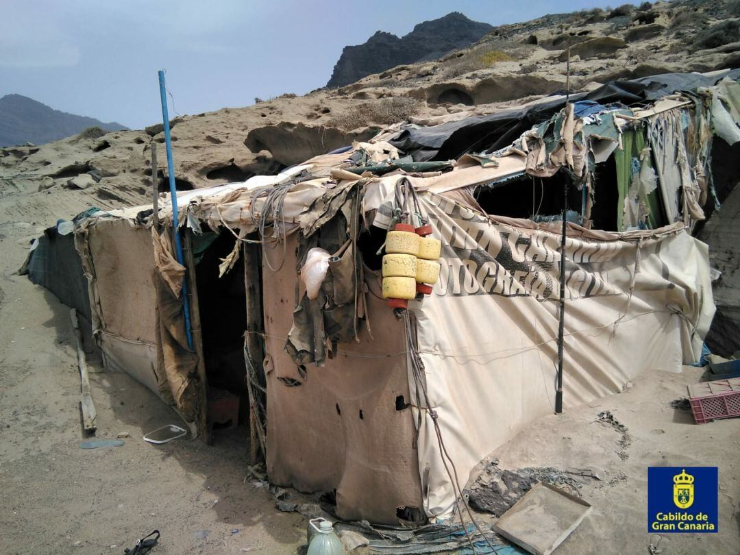 Casetas desmanteladas