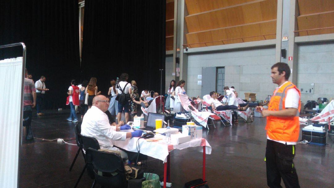 Donación de Sangre en la Sala Multiusos de Zaragoza