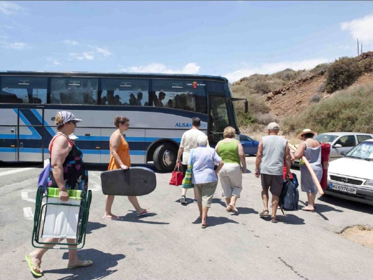 Este lunes arrancan los horarios de verano de Alsa para ir a las playas cartageneras