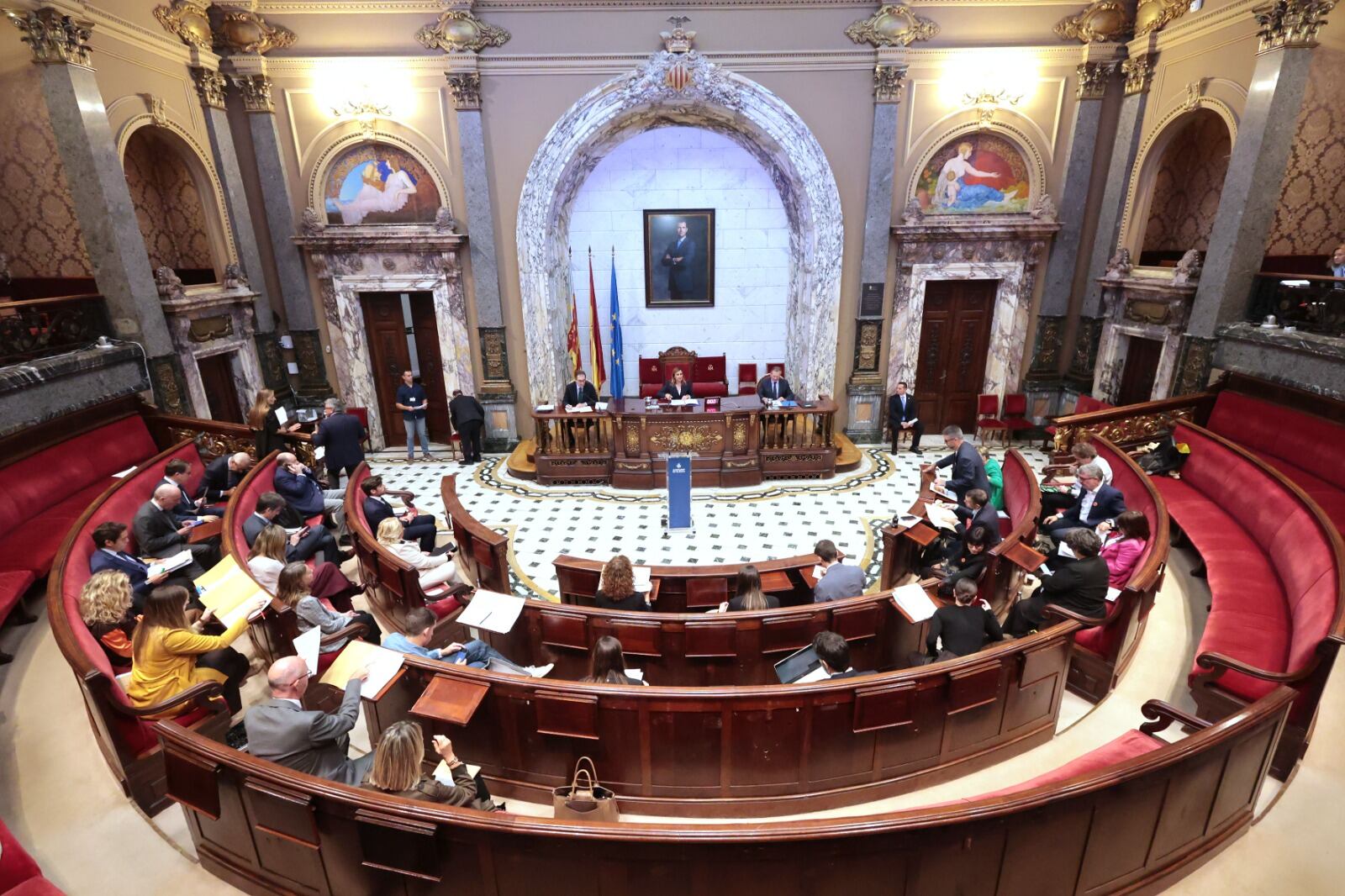 Pleno del ayuntamiento de València