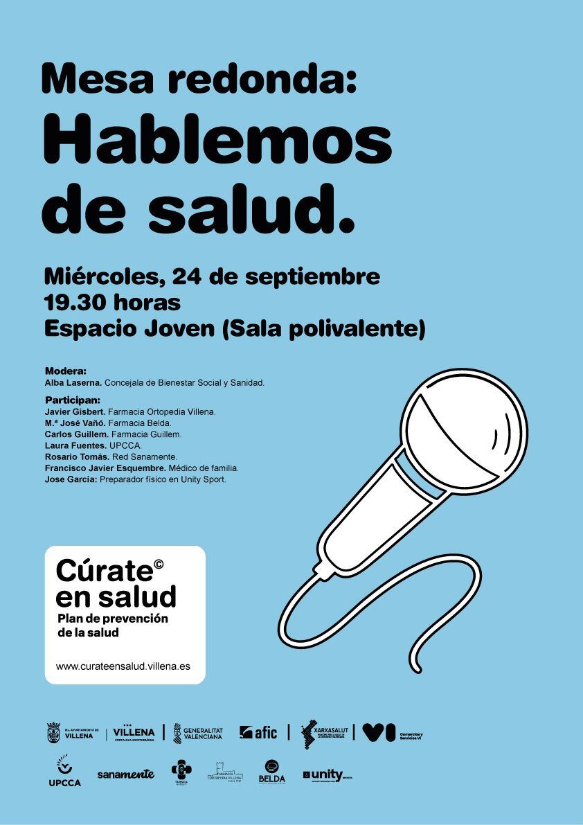 Cartel de la mesa redonda