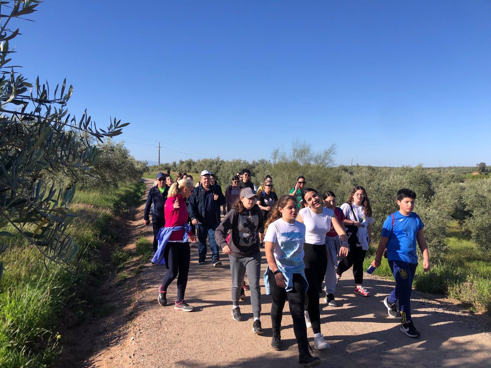 Participantes en una de las actividades organizadas en la Semana de la Salud.