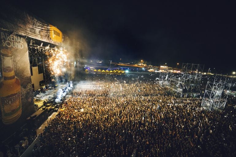 Actuación de Martin Garrix en Arenal Sound