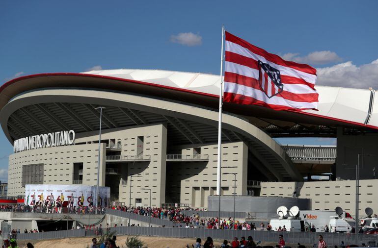 Aledaños del estadio Wanda Metropolitano