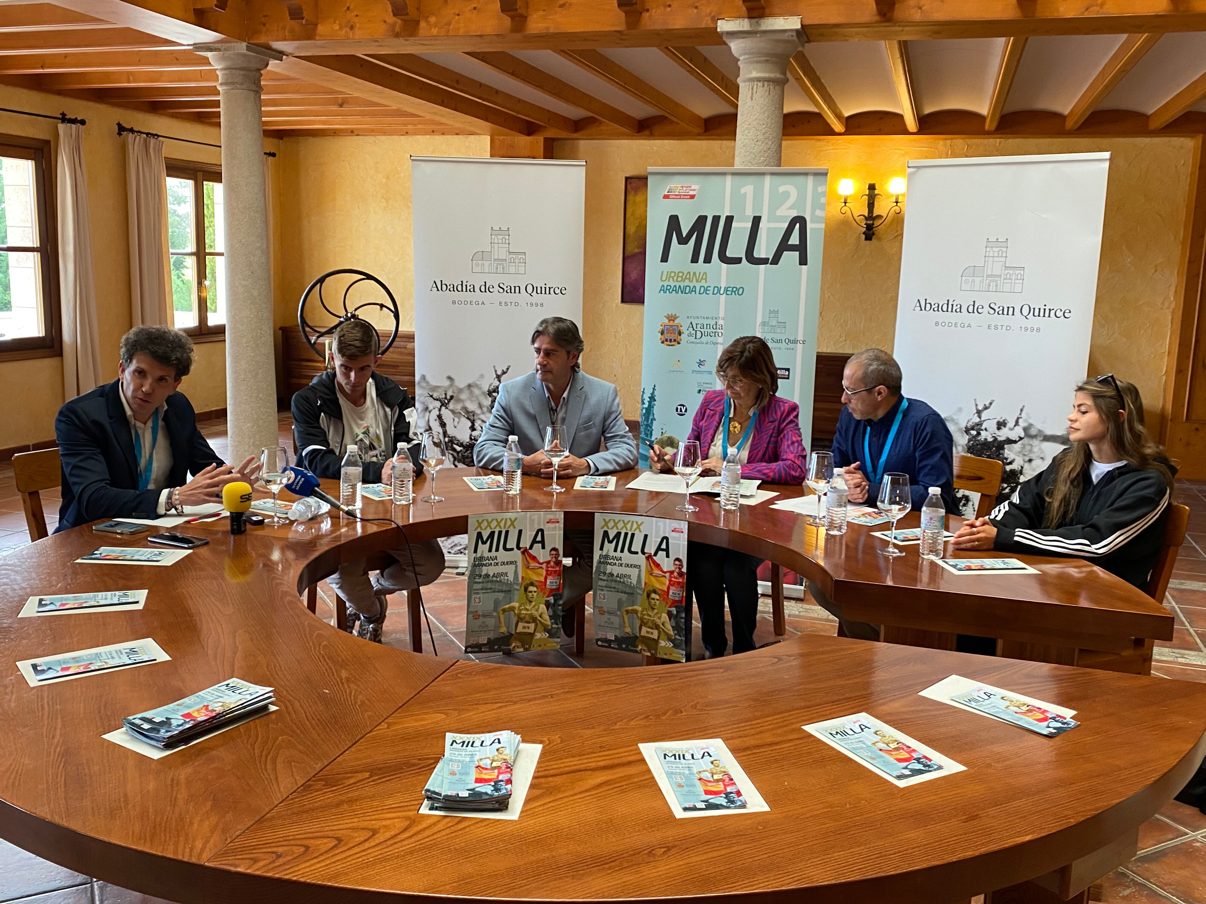 Presentación de la XXXIX Milla Urbana de Aranda