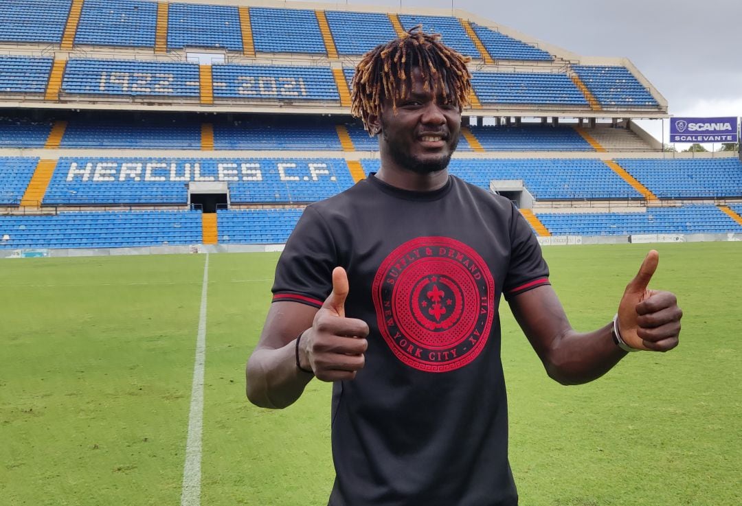 Federico Bikoro, en el Rico Pérez