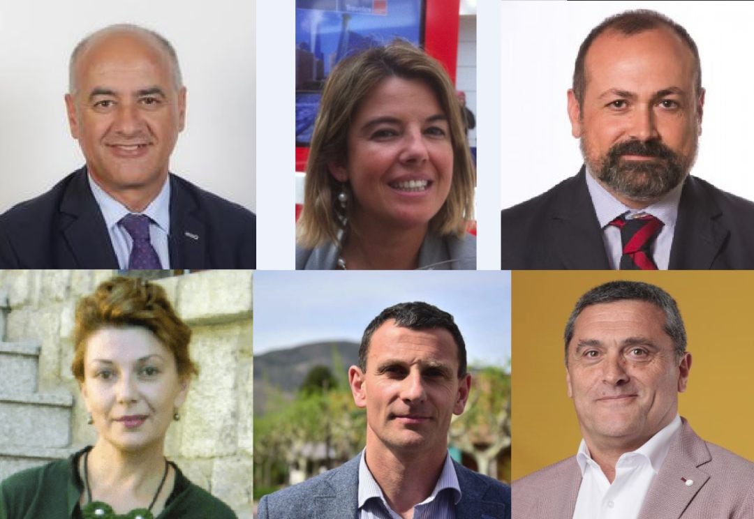 Miguel Ángel García Nieto (PP), Ruth Pindado (PP), Miguel Hernández (PSOE), Soraya Blázquez (PSOE), David Martín (C&#039;s), Pedro Pascual (XAV)