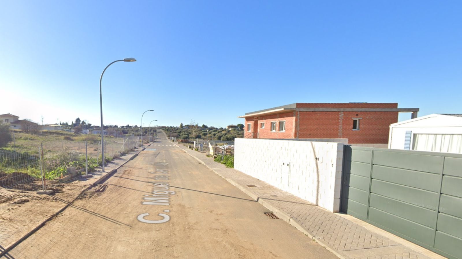 Imagen de la calle en donde se ha producido este nuevo accidente laboral en Argés (Toledo)