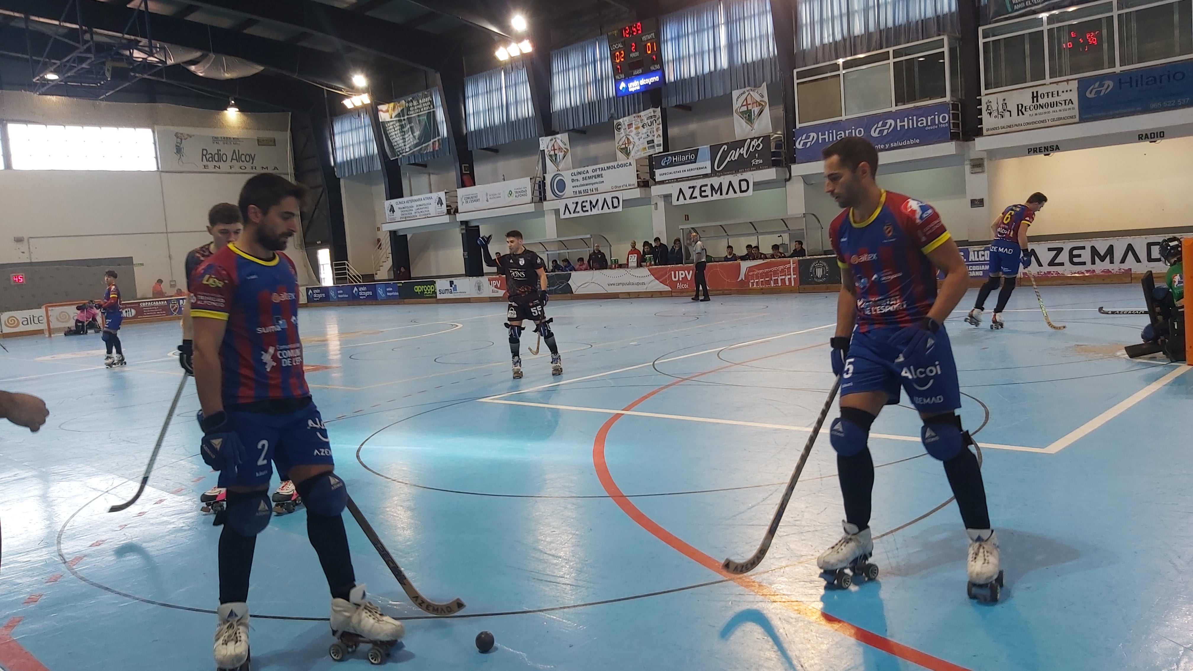 Ferrán Formatjè antes del partido ante el Lleida