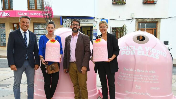 Entrevista sobre la campaña 'Recicla vidrio por ellas' en Xàbia